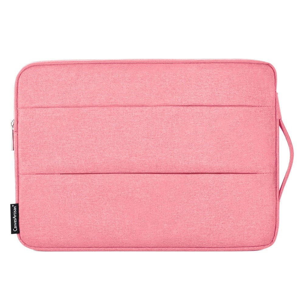 CanvasArtisan Sleeve med handtag för Bärbar Dator / Macbook 15" - (39 x 28 x 2 cm) - Rosa