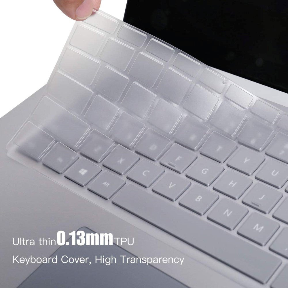 Microsoft Surface Laptop 2 / 3 / 4 / 5 ENKAY Keyboard Guard m. Amerikanskt Tangentbord - Genomskinlig