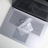 Microsoft Surface Laptop 2 / 3 / 4 / 5 ENKAY Keyboard Guard m. Amerikanskt Tangentbord - Genomskinlig