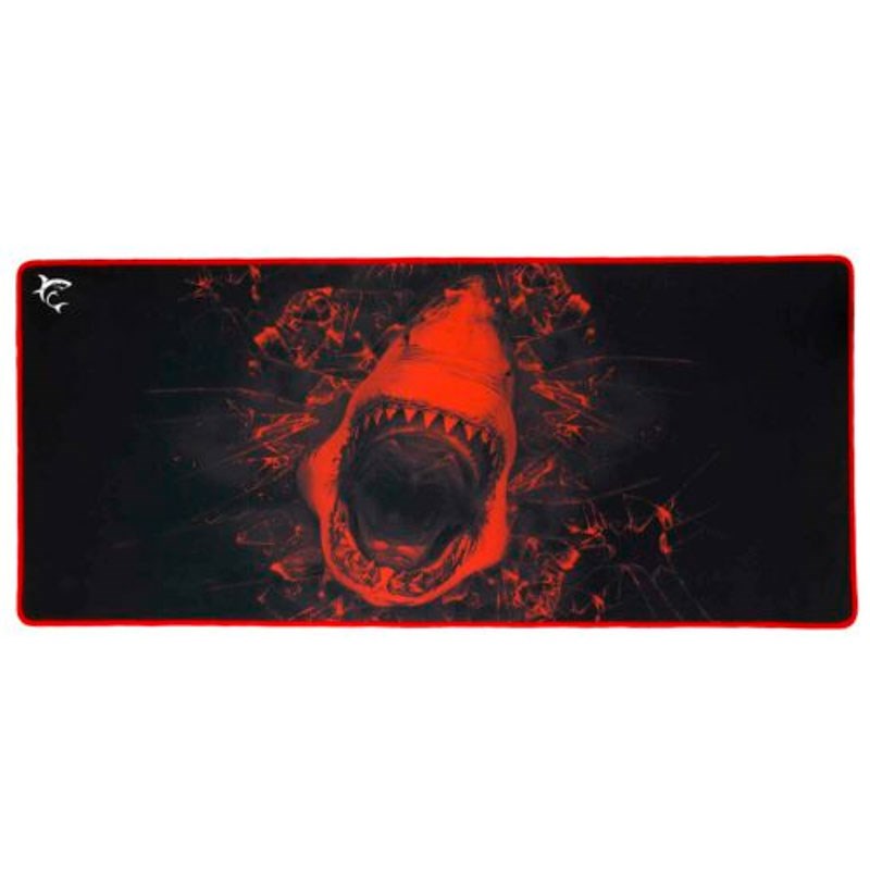 White Shark SKYWALKER XL Gaming Musmatta - 800 x 350 mm - Svart / Röd
