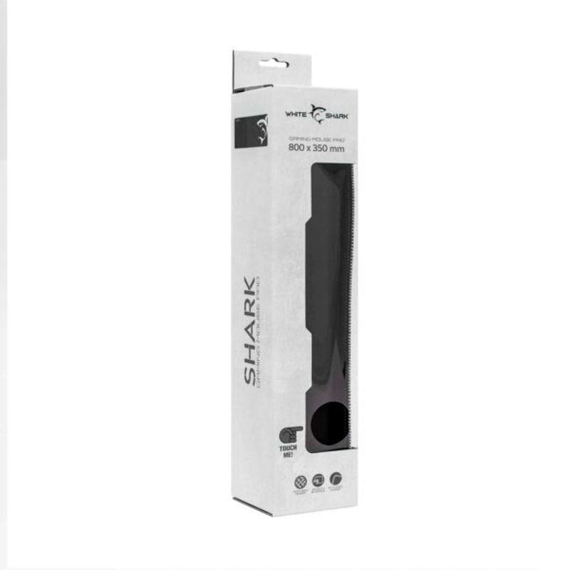 White Shark SHARK XL Gaming Musmatta - 800 x 350 mm - Svart / Vit