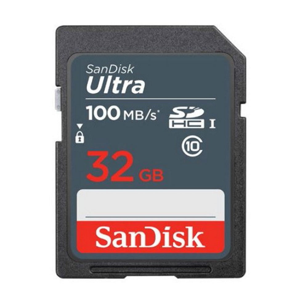SanDisk 32GB SDHC Ultra Minneskort - 100MB/s - Svart