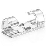 CableCreation Dubbelhäftande Kabelhållare - Large - 50 st - Genomskinlig
