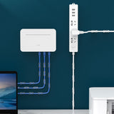 CableCreation Dubbelhäftande Kabelhållare - Large - 50 st - Genomskinlig