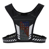 Mesh Running Vest m. Hållare för mobil - Svart