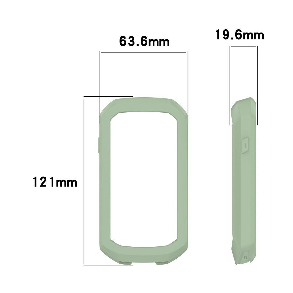 EIDERWOOD Garmin Edge 1050 Silikon Cykel Dator Skal - Mörkgrå