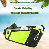 Multifunktionellt Löparbälte med 2 Fickor & Hållare för Vattenflaska - Svart