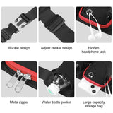 Löparbälte m. Fickor - Röd