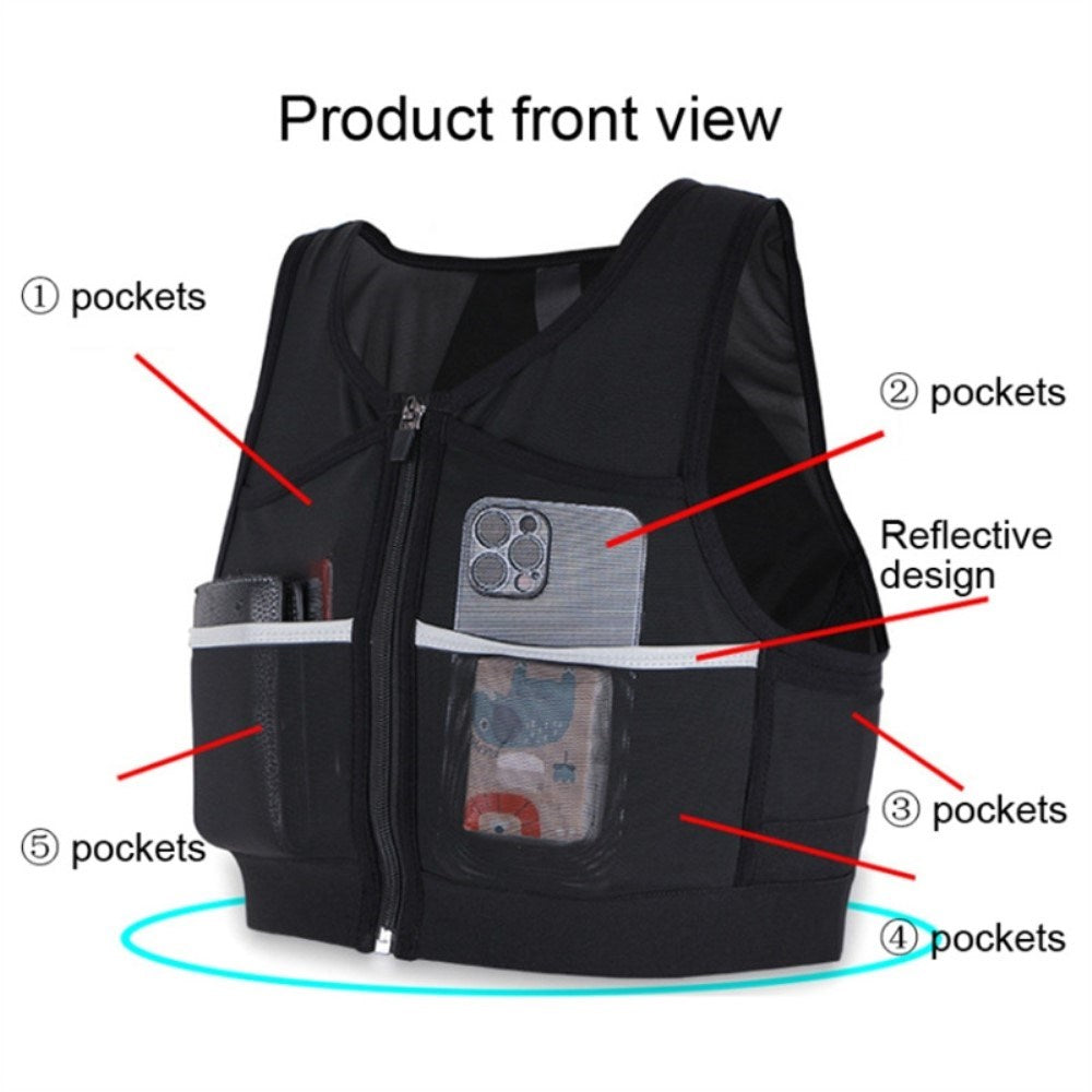 Reflex Löparväst - Storlek M - Svart