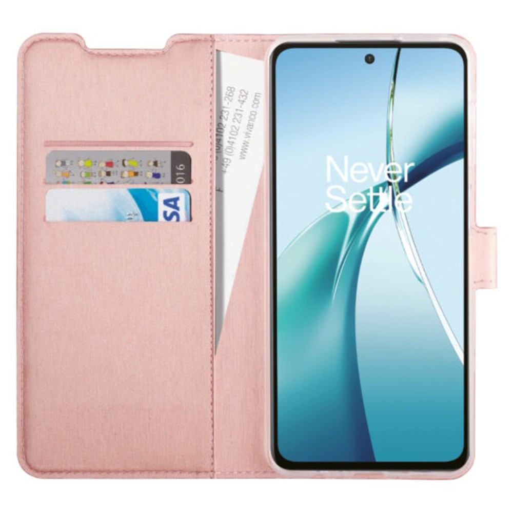 OnePlus Nord CE4 Lite - Vivanco Classic Wallet Flip Cover m. Ficka - Rosa