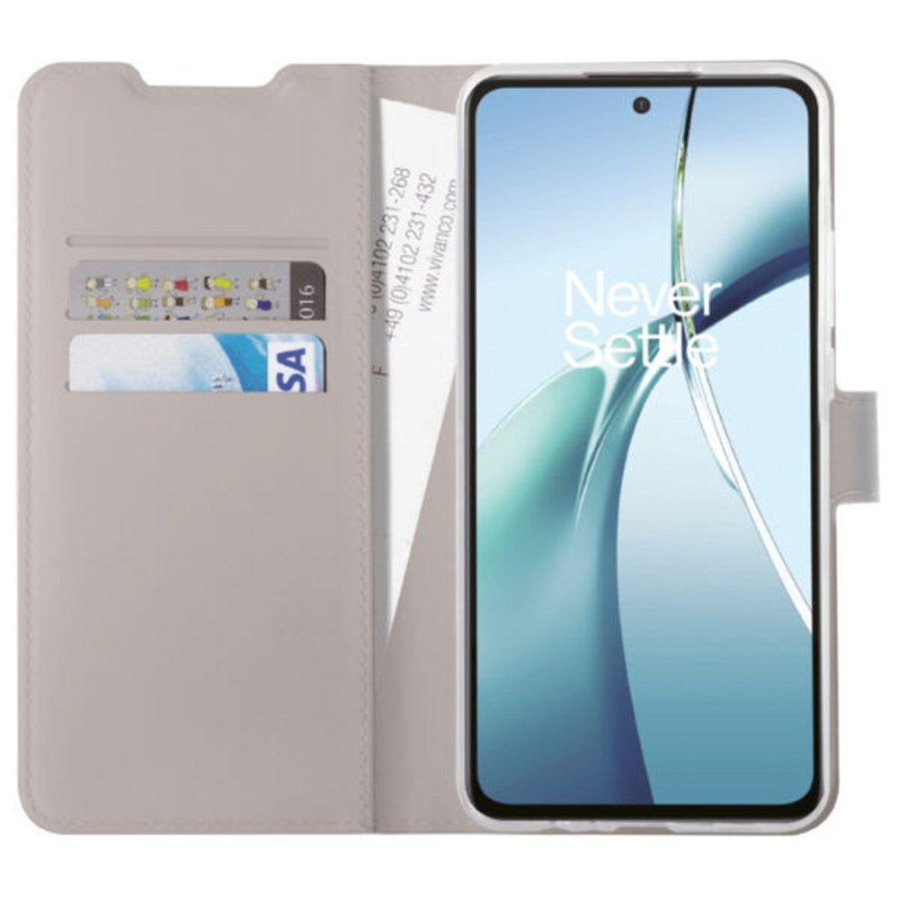 OnePlus Nord CE4 Lite - Vivanco Classic Wallet Flip Cover m. Ficka - Taupe