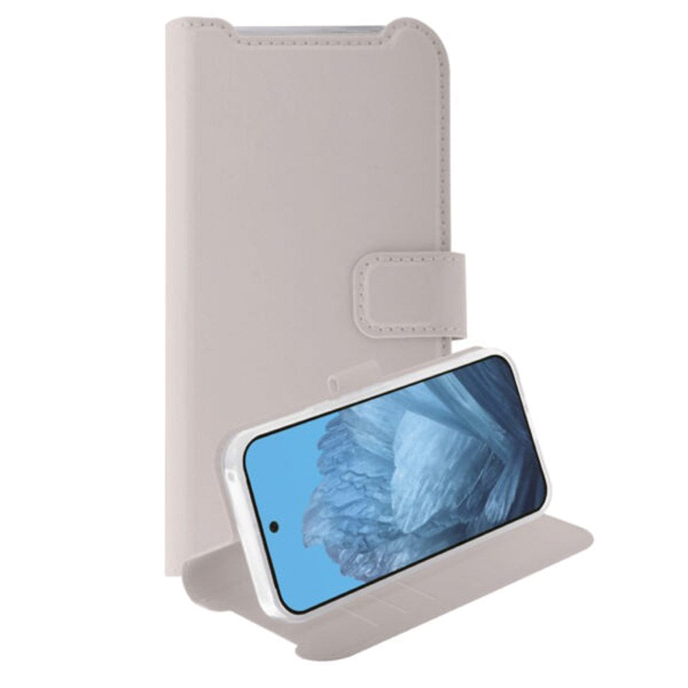Pixel 9 / 9 Pro - Vivanco Classic Wallet Flip Cover m. Ficka - Taupe