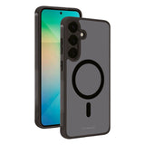 Vivanco Samsung Galaxy S25 Mag Pro Cover – Transparent/Svart