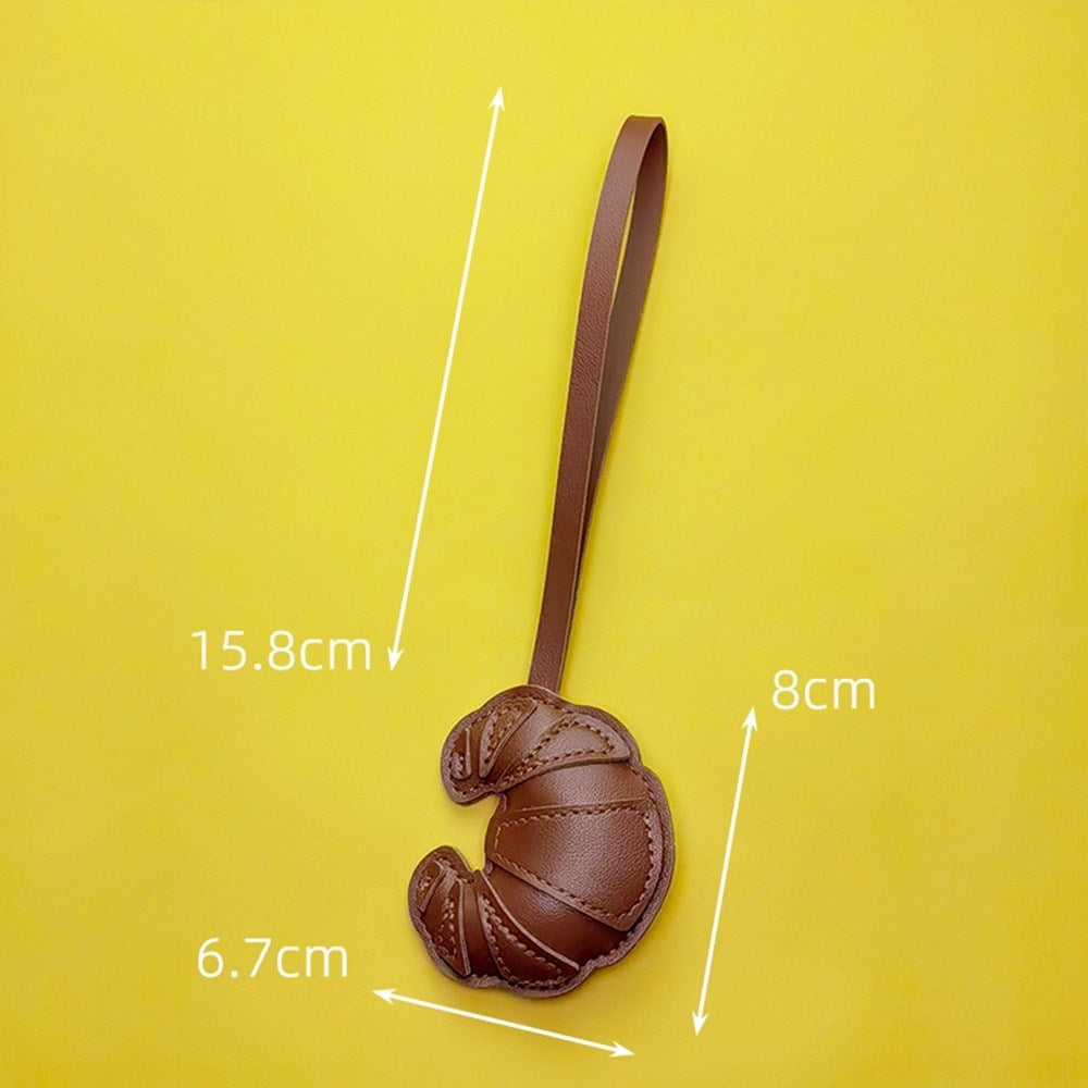 Väskberlock - Croissant i Konstläder - Svart / Vit