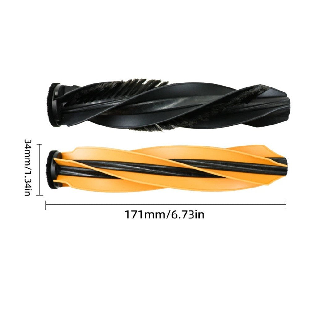 1 par Dammsugarborstar till Dreame X50 Ultra Robotdammsugare – Orange + Svart