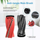 Dammsugarborste till Roborock G20S Ultra / G30 / Saros 10 / Saros 10R Robotdammsugare (Huvudborste) – Röd + Svart