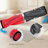 Dammsugarborste till Roborock G20S Ultra / G30 / Saros 10 / Saros 10R Robotdammsugare (Huvudborste) – Röd + Svart