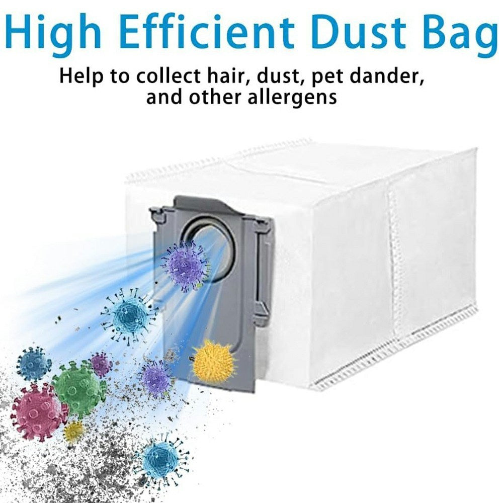 Dammpåse till Roborock Roborock S7 / S7 MaxV Ultra / S8 / Q7 Max+ / Qrevo S / Saros 10 / Saros 10R / Saros Z70 Robotdammsugare - Grå