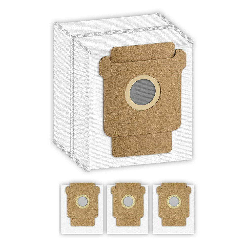 4 st. Dammsugarpåsar till iRobot Roomba 105 Combo / 205 Dustcompactor / Plus 405 Combo / Plus 505 Combo Robotdammsugare – Vit