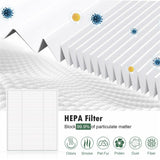 Dammsugarfilter till Xiaomi Robot Vacuum E10 / iRobot Roomba Combo 105 Robotdammsugare - Vit