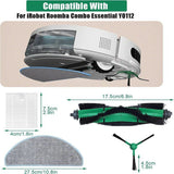 Moppduk till Xiaomi Robot Vacuum E10 / iRobot Roomba Combo 105 Robotdammsugare - Grå