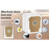 Dammsugarpåse för iRobot Roomba Combo / 105 / 205 / 405 Plus / 505 Plus Robotdammsugare – Vit