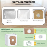 Dammsugarpåse för iRobot Roomba Combo / 105 / 205 / 405 Plus / 505 Plus Robotdammsugare – Vit