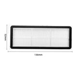 Dammsugarfilter till Roborock Qrevo S / Qrevo Edge / Qrevo Curv Robotdammsugare - Grå