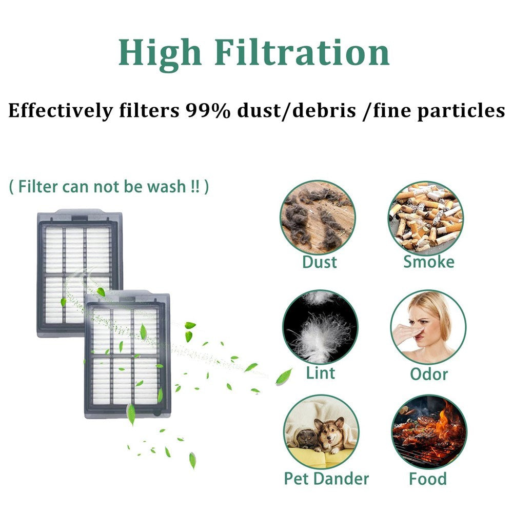 Dammsugarfilter till iRobot Roomba Combo 405 Plus / 505 Plus Robotdammsugare – Vit