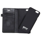 iPhone 6 Plus / 6s Plus Buffalo 2-i-1 Äkta Läder Fodral - Svart