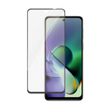 Motorola Moto G14 / G54 PanzerGlass Ultra Wide Fit Skärmskyddsglas - Platinum Strength - Svart Kant