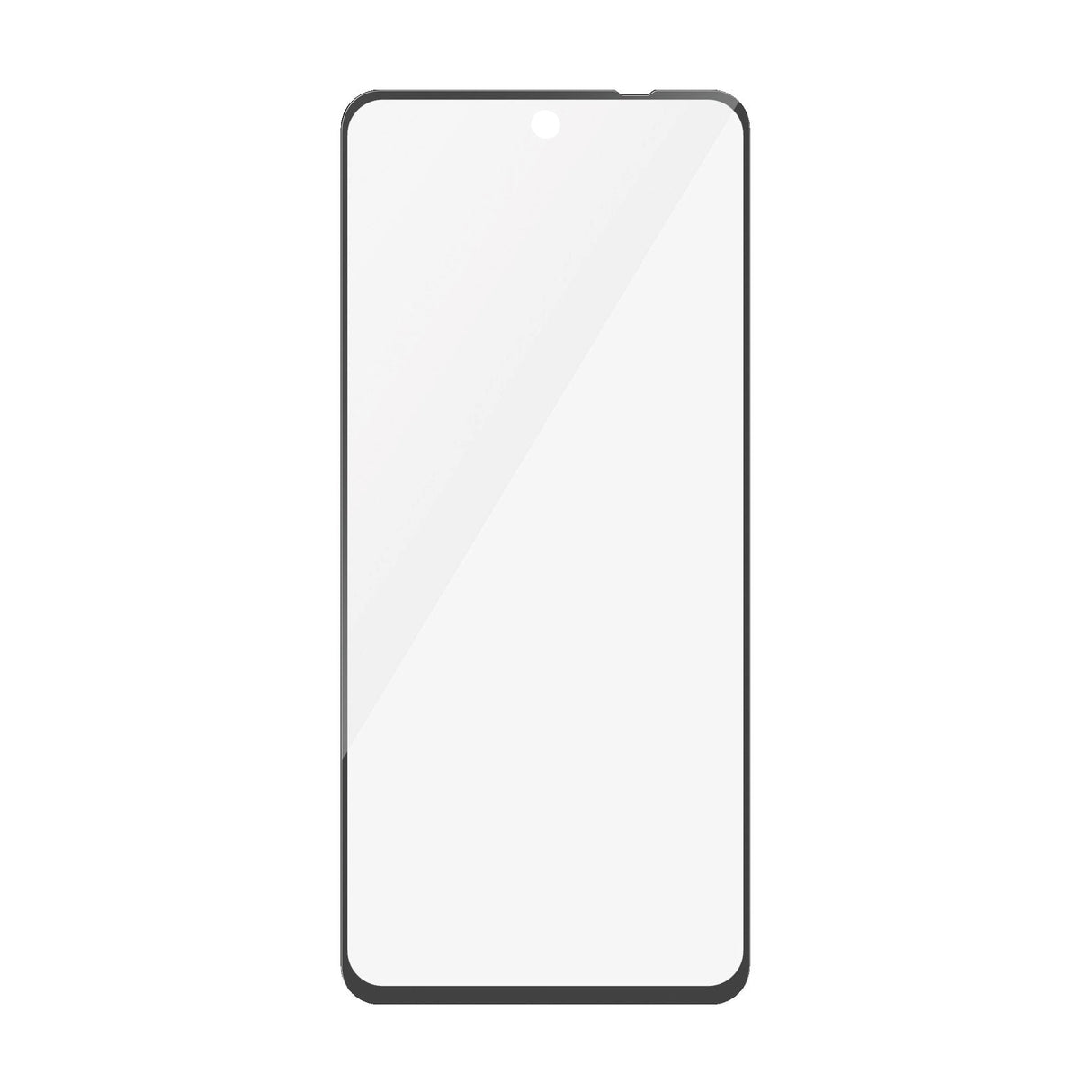 Motorola Moto G14 / G54 PanzerGlass Ultra Wide Fit Skärmskyddsglas - Platinum Strength - Svart Kant