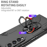 EIDERWOOD Samsung Galaxy Z Fold4 (5G) Hantverkar Skal med Kickstand - Svart