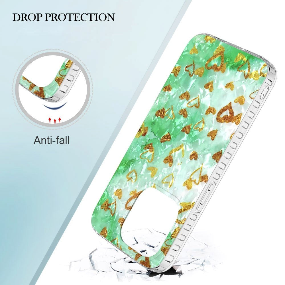 iPhone 14 Pro Skal Flexibel Plast - Guldhjärtan
