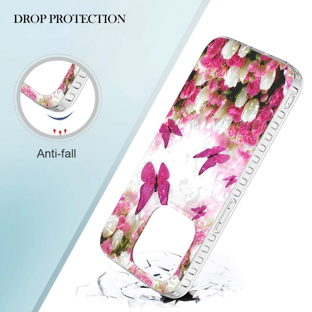 iPhone 14 Pro Skal Flexibel Plast - Fjärilar
