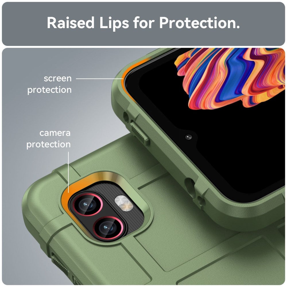 Samsung Galaxy XCover 6 Pro Rugged Shield Series Craftsman Skal - Grön