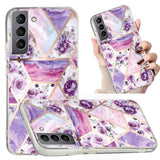 Eiderwood Samsung Galaxy S22+ (Plus) Flexibelt Plast Skal med Geometrisk Design - Lila / Rosa