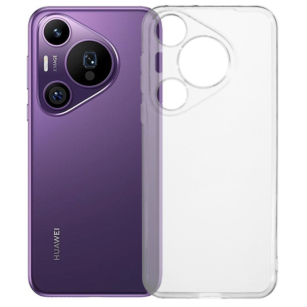 EIDERWOOD Huawei Pura 70 Pro / 70 Pro+ (Plus) Flexibelt Plast Bakside Skal - Genomskinlig