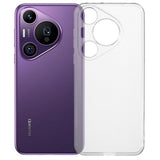 EIDERWOOD Huawei Pura 70 Pro / 70 Pro+ (Plus) Flexibelt Plast Bakside Skal - Genomskinlig