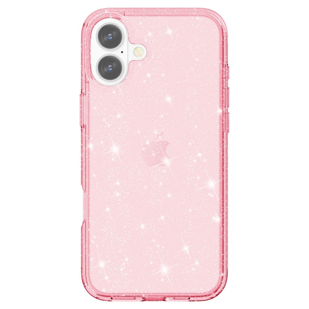 EIDERWOOD iPhone 16 Plus Hybrid Plast Skal - Rosa Glitter