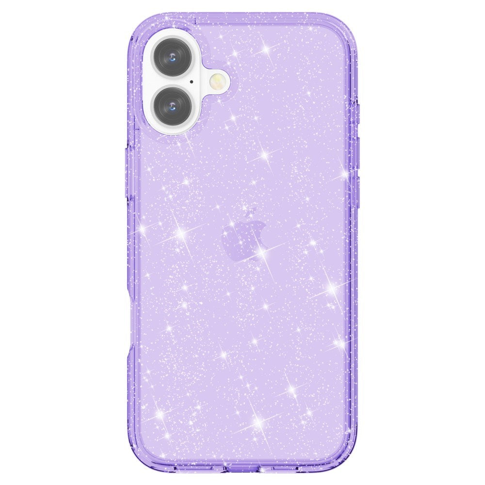 EIDERWOOD iPhone 16 Plus Hybrid Plast Skal - Lila Glitter