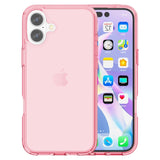 EIDERWOOD iPhone 16 Hybrid Skal - Genomskinlig rosa