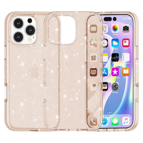 EIDERWOOD iPhone 16 Pro Max Hybrid Plast Skal - Guld Glitter