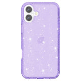 EIDERWOOD iPhone 16 Hybrid Plast Skal - Lila Glitter