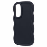 EIDERWOOD Samsung Galaxy A13 (5G) Flexibelt Plast Wavy Skal - Svart