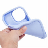 iPhone 15 Pro EIDERWOOD Flexibelt Plast Wavy Skal - Lila