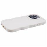iPhone 15 Pro EIDERWOOD Flexibelt Plast Wavy Skal - Vit