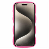 iPhone 15 Pro EIDERWOOD Flexibelt Plast Wavy Skal - Pink