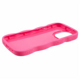 iPhone 15 Pro EIDERWOOD Flexibelt Plast Wavy Skal - Pink