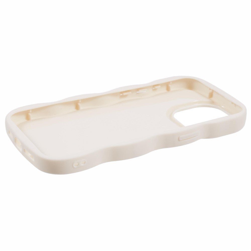 iPhone 13 Pro EIDERWOOD Flexibelt Plast Wavy Skal - Vit